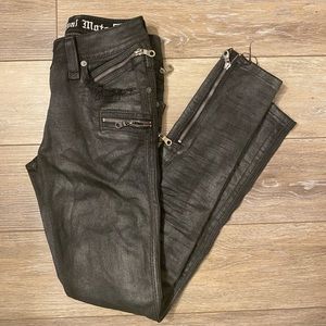 Rock & Revival Black Denim Skinny Jeans Sz 25